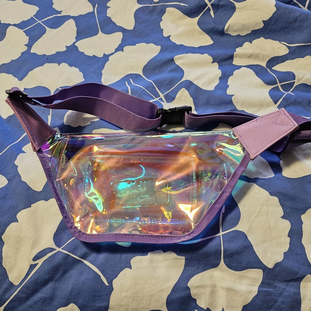 P!nk PINK Iridescent Fanny Pack Summer Carnival - Picture 3 of 3